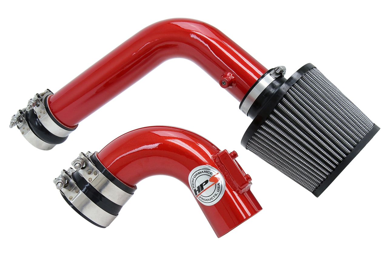 HPS Performance Cold Air Intake Kit Red 837-165R