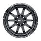 Weld Off-Road 18x9 Stealth 8x170 ET00 BS 5.01 Gloss BLK MIL 125.1