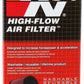 K&N Filter Universal Rubber Filter 2-9/16in Flange, 4-1/2in OD-B, 4-5/16in OD-T, 5 inch Height