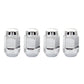 McGard Hex Lug Nut (Cone Seat Bulge Style) M12X1.5 / 3/4 Hex / 1.45in. Length (4-Pack) - Chrome