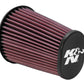 K&N Univrsl Rubber Oval Tprd Filter 2.438in F ID/3.75in B-OW/4.5in B-OL/2.5in T-OW/3.5in T-OL/6in H