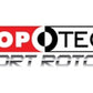 StopTech Power Slot 05-08 STi Front Left Slotted Rotor