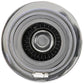 K&N Universal Filter Chrome Round Tapered White - 4in Flange ID x 1.125in Flange Length x 5.5in H