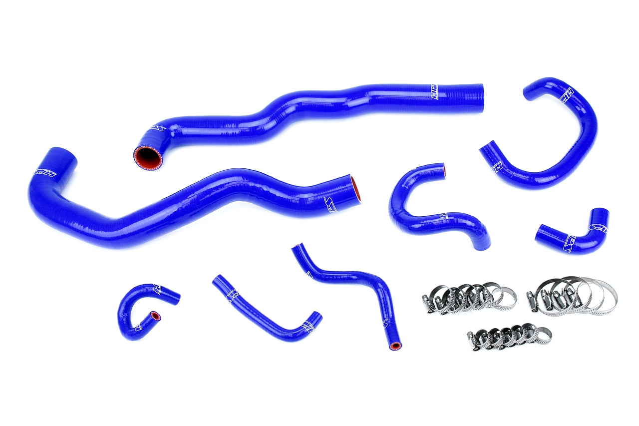 HPS Performance Silicone Hose Kit - Radiator, Heater, Throttle Body Coolant Hoses 57-2081-BLUE