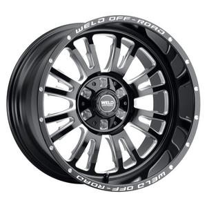 Weld Slingblade 20x9 / 6x135 / 5.75 BS / 106.1 HB - Gloss Black Milled - Non-BL Wheel