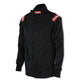 RaceQuip Black Chevron-5 Jacket SFI-5 - Small