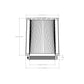 aFe Magnum FORCE Intake Replacement Air Filter w D2 Dura-Dry Media 5-1/2inF x(10x7)inB x7inT x8inH