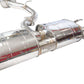 Invidia 2022+ Volkswagen Golf R MK8 76mm R400 Valved Cat Back Exhaust Rolled TI Tips
