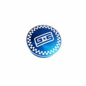 GrimmSpeed Swap-Top Shift Knob Caps - Checkered Blue