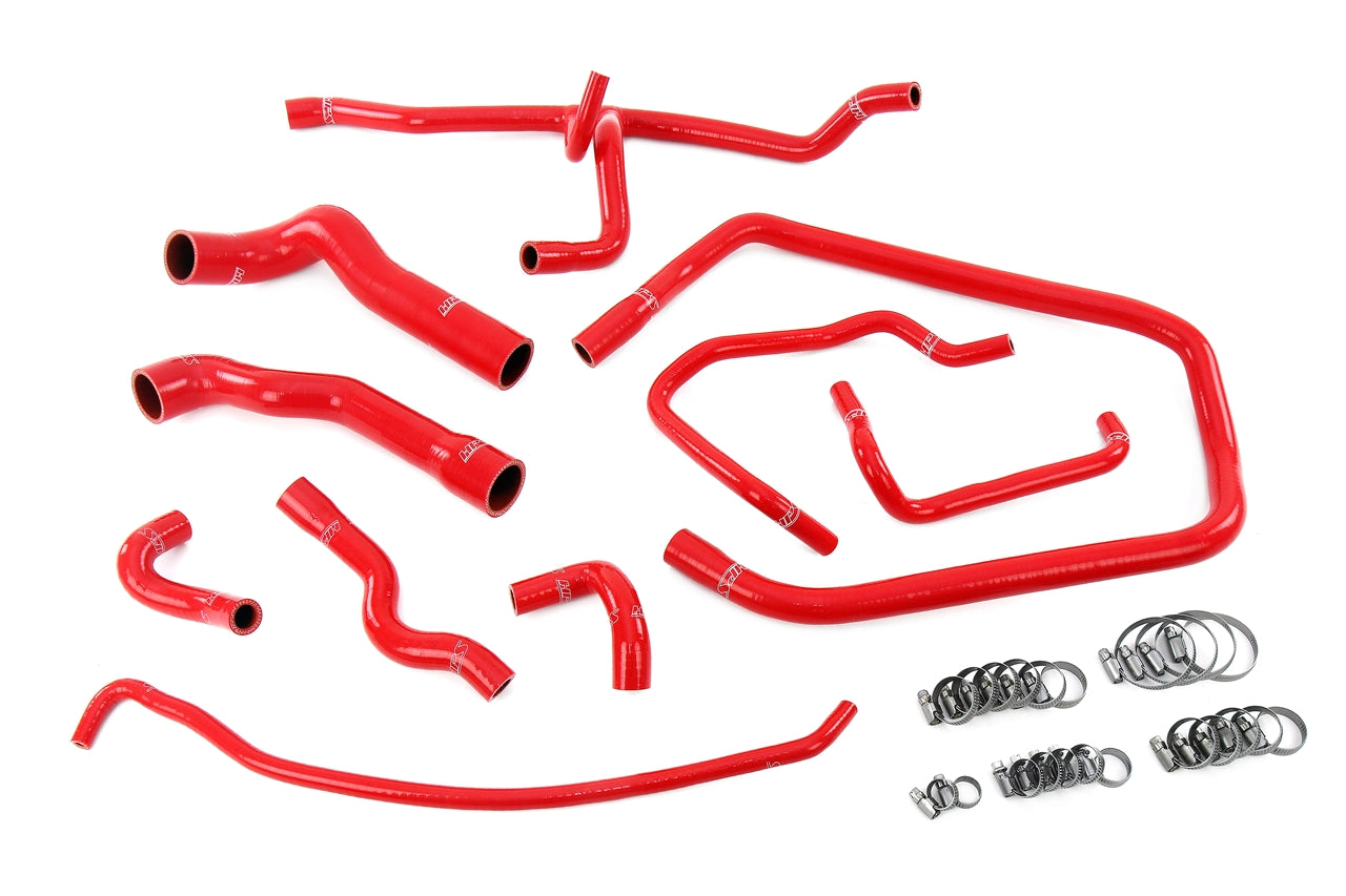 HPS Performance Silicone Hose Kit - Radiator, Heater, Throttle Body, Expansion Tank Coolant Hoses 57-2083-RED