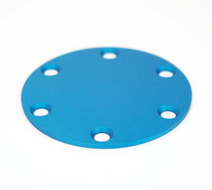 NRG Horn Delete Plate Laser Logo - Blue