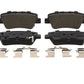 Brembo OE 2017 Hyundai Elantra/18-22 Ioniq/18-19 Sonata/16-17 Veloster Low-Met Brake Pad - Rear