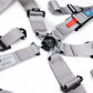 NRG 5PT 3in. Seat Belt Harness / Cam Lock - Silver