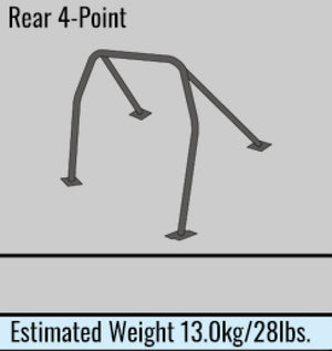 Cusco Safety 21 2-Pssgr 4-PT Roll Cage Nissan Skyline R33 - (S/O-No Cancel)