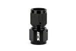 HPS Performance Straight AN -4 Female to Female Swivel Coupling Adapter Aluminum Black
