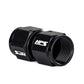 HPS Performance Straight AN -3 Female to Female Swivel Coupling Adapter, Aluminum, Black