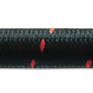 Vibrant -8 AN Two-Tone Black/Red Nylon Braided Flex Hose (10 foot roll)