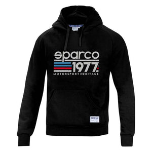Sparco Hoodie 1977 SMALL Black