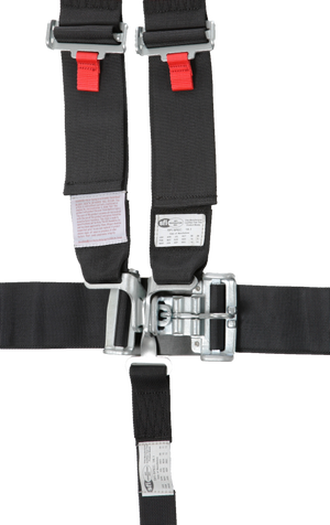 RaceQuip Black L & L V4pt Seat Belt
