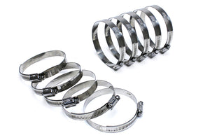 HPS Stainless Steel Worm Gear Liner Clamp Size 72 10pc Pack 4-1/8" - 5" (105mm-127mm)