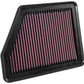 K&N 2016 Honda Civic L4-2.0L Replacement Drop In Air Filter