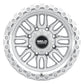 Weld Off-Road Swift 17x9in - 8x180 BP - ET-12 - 124.3mm CB - Gloss Silver Machined Wheel & Ring