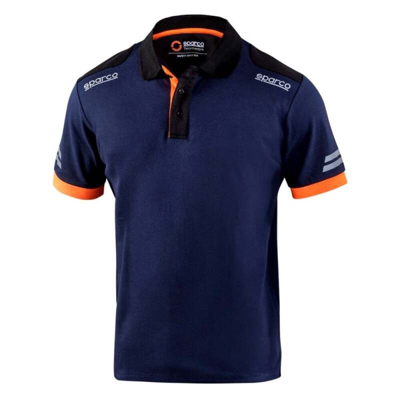 Sparco Polo Tech Small Navy/Orange