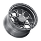 Weld Off-Road W107 20X10 Ledge 8 8X180 ET-18 BS 4.75 Satin Gun / Black Ring 124.3