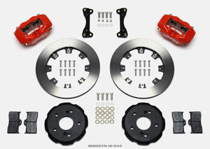 Wilwood Forged Dynalite Front Hat Kit 12.19in Red 02-06 Acura RSX-5 Lug