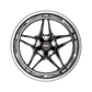 Weld S81 18x10 / 5x4.75 BP / 6.6in BS +28mm ET High Pad Black Center Wheel