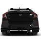 Rally Armor 17-19 Honda Civic Sport/Sport Touring Black UR Mud Flap w/Red Logo