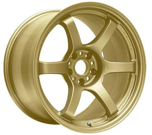 Gram Lights 57DR 18x9.5 +38 5x114.3 E8 Gold Wheel (Min Order Qty 20)