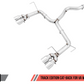 AWE Tuning Subaru WRX/STI VA/GV Sedan Track Edition Exhaust - Chrome Silver Tips (102mm)