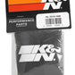 K&N Polaris Black Round Drycharger Air Filter Wrap 11.25inx3inx3in