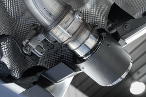 MBRP 2020+ Toyota Supra 3.0L 3in Catback Dual Rear Carbon Fiber Tips