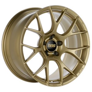 BBS RE-V7 18x9.5 5x100 ET43 Gloss Gold Wheel -70mm PFS Required