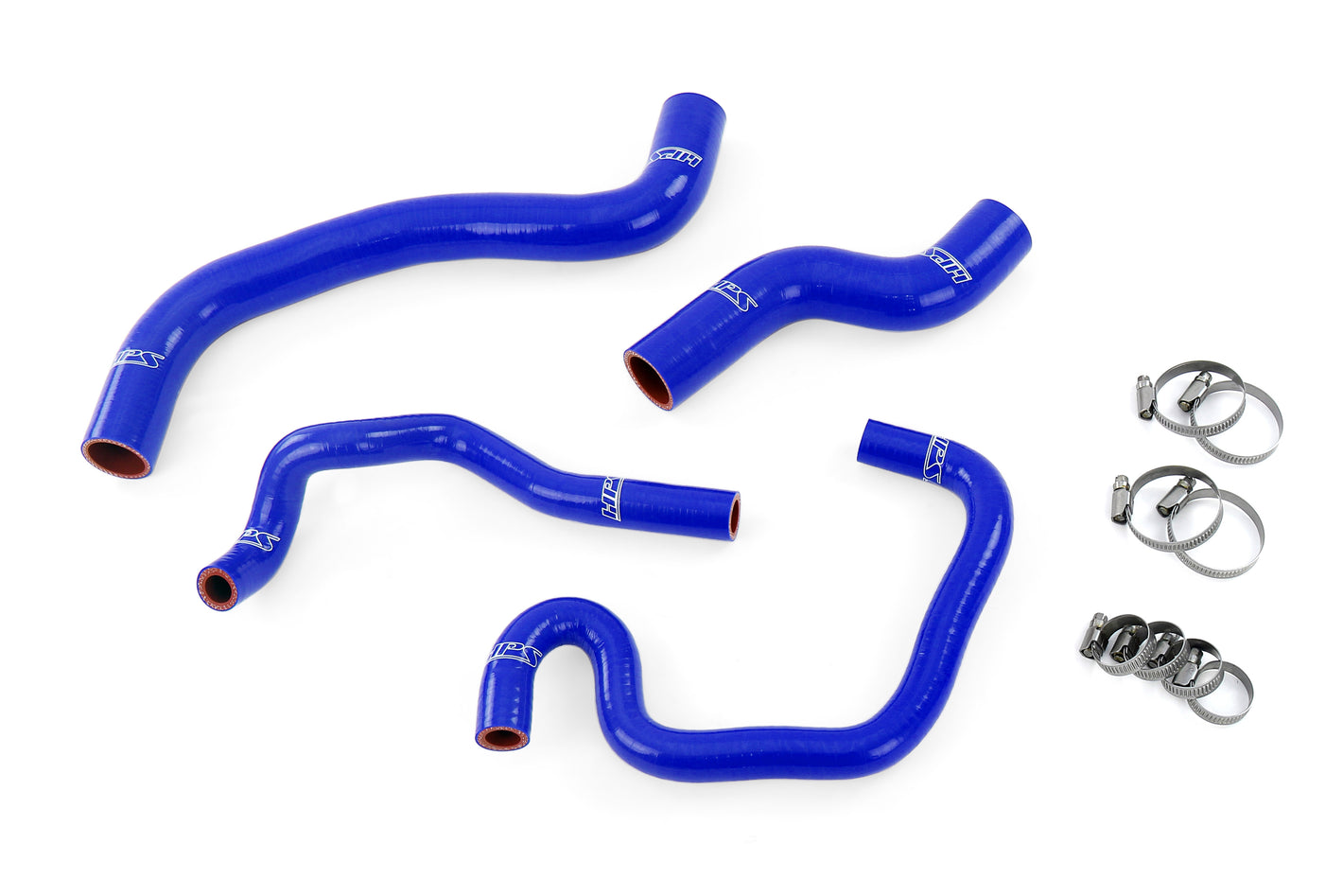 HPS Performance Silicone Hose Kit - Radiator and Heater Hose 57-1080-BLUE