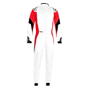 Sparco Suit Competition (Boot Cuff) 56 White/Red