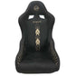 NRG FRP Bucket Seat - Echelon Light Weight - Gold Stitching - Large