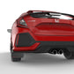 Rally Armor 17-19 Honda Civic Sport/Sport Touring Black UR Mud Flap w/Red Logo