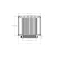 aFe Magnum FORCE Intake Replacement Air Filter w/ D2 Dry Media 4in F x7in B x7in T x6in H