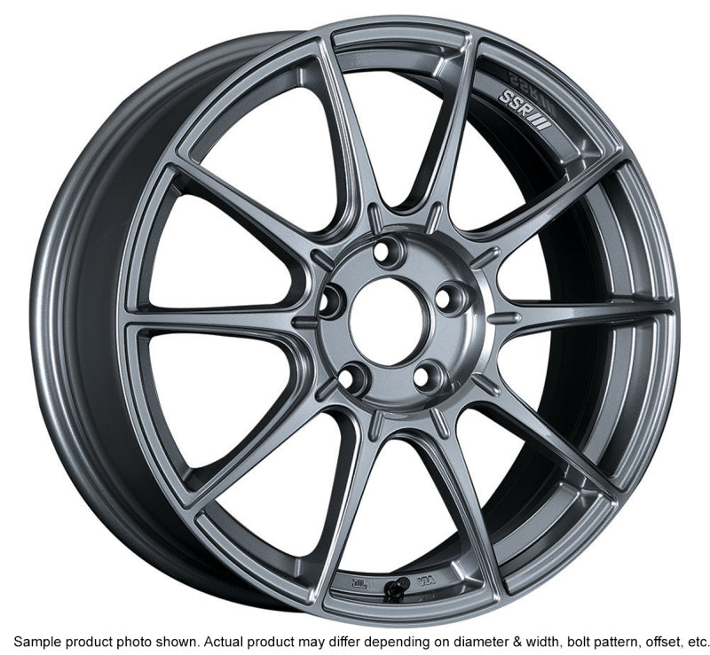 SSR GTX01 17x9 5x100 38mm Offset Dark Silver