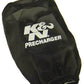 K&N Precharger Air Filter Wrap - Round Straight - Black - 3.5in ID x 6in H