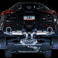 AWE 2020 Toyota Supra A90 Resonated Touring Edition Exhaust - 5in Chrome Silver Tips