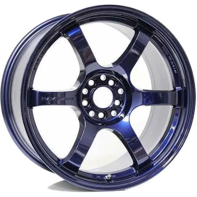 Gram Lights 57DR 18x9.5 +38 5x100 Eternal Blue Pearl Wheel (Min Order Qty 20)