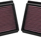 K&N Replacement Air Filter INFINITI M35 3.5L V6; 09-10 (2 PER BOX)