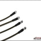 AMS Performance 08-15 Mitsubishi EVO X Stainless Steel Brake Lines (4 Lines)