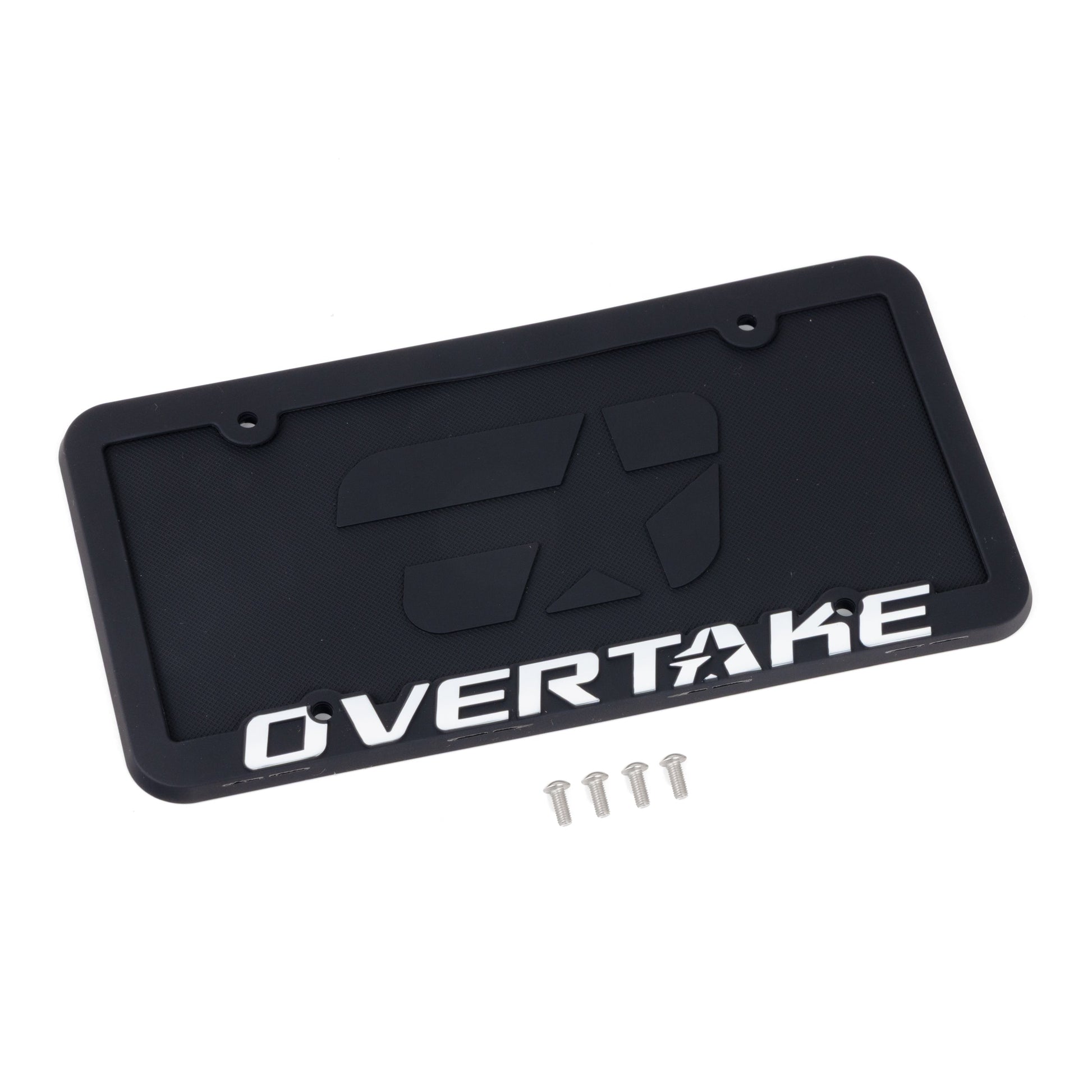 Overtake License Plate Frame - Silicone