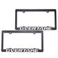 OVERTAKE License Plate Frames - Plastic