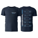 Overtake Impreza Generations T-Shirt - Midnight Navy